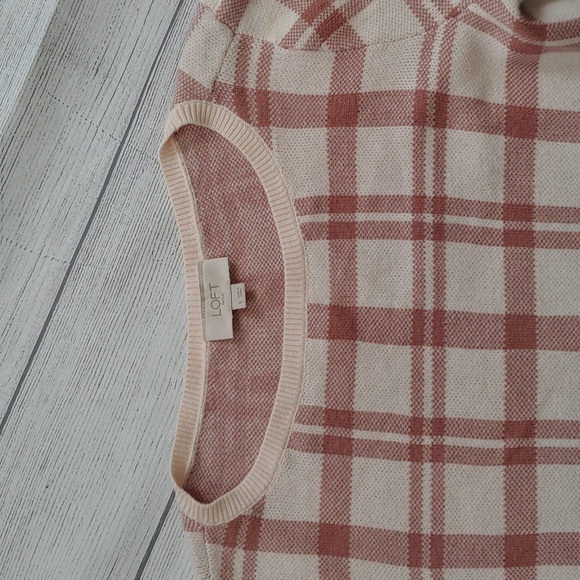 LOFT OUTLET WINDOWPANE SWEATER - Picture 3 of 7